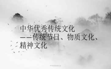 文化传统的作文8篇