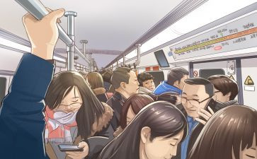 挤公交的作文500字8篇