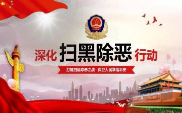 扫黑除恶专项斗争工作总结7篇