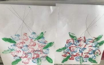树叶拓印画教案8篇