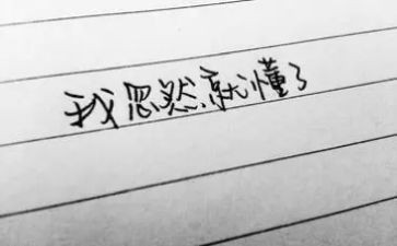 这一刻我懂了作文5篇
